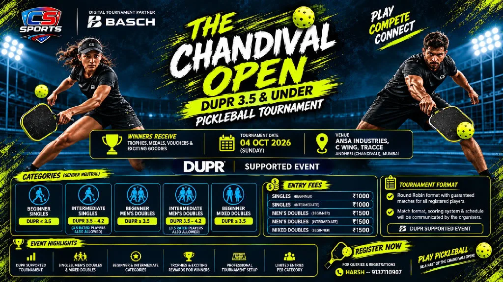 chandivali open tournament
